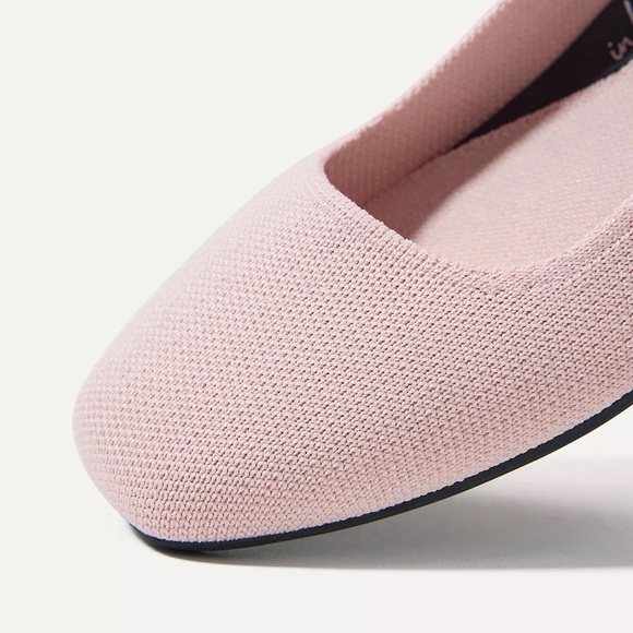 Rothy's The Max Square Mary Jane Flats Blush Pink Size 9 - Picture 3 of 10